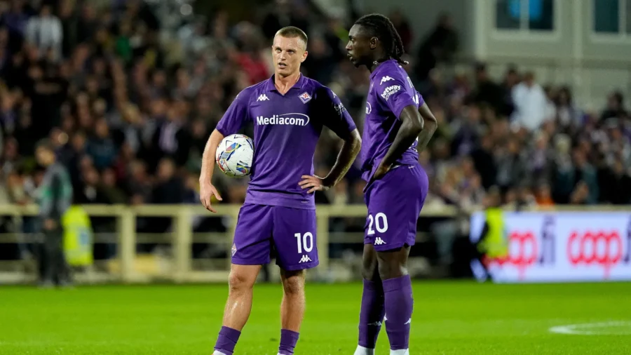 Fiorentina, Albert Gudmundsson y Moise Kean en duda para Como