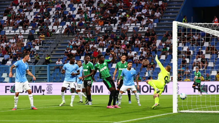 El Lazio también cae: Fadera da la primera alegría al Sassuolo