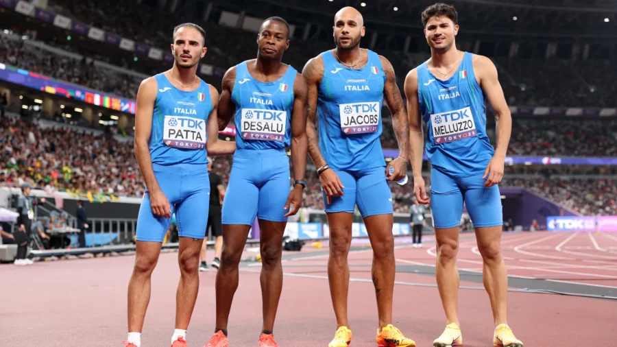 Campeonato del Mundo de Atletismo, 4×100 eliminado pero a Marcell Jacobs no le gusta