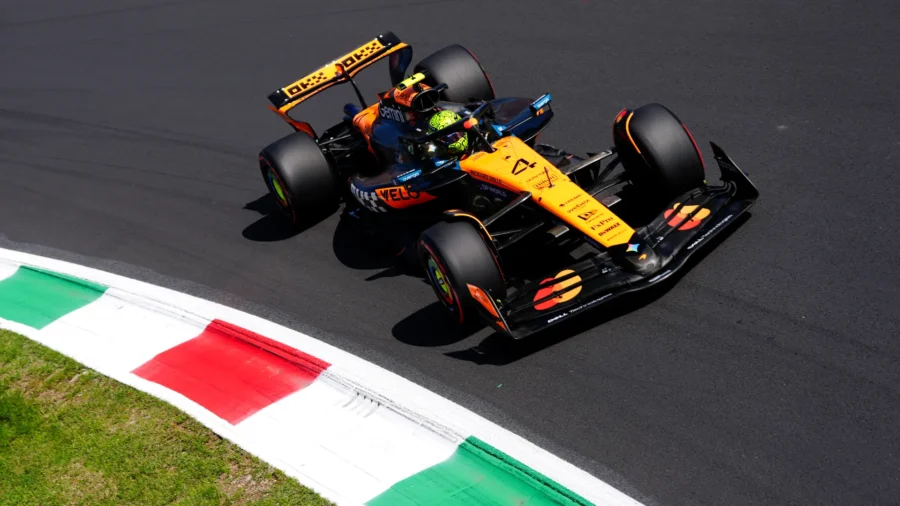 F1, GP de Italia: Charles Leclerc se burla de Lando Norris en los libres 3