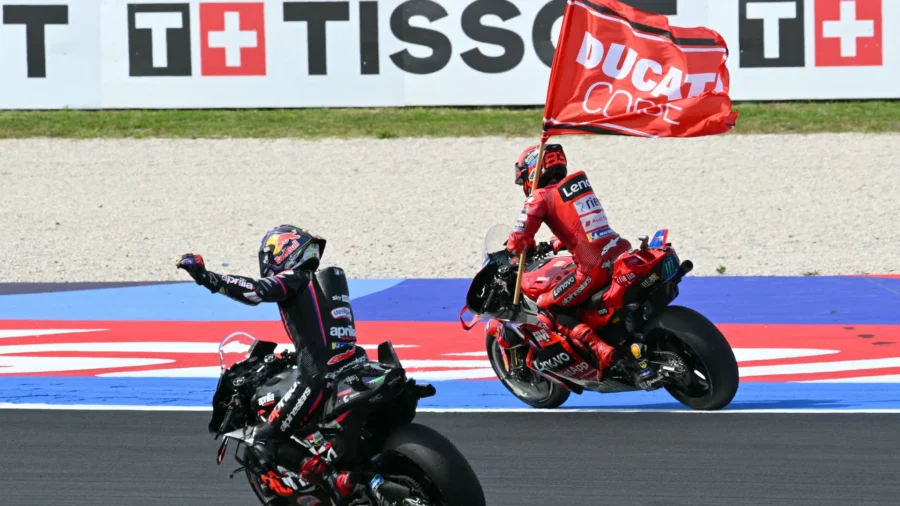 Marc Márquez: "Lo he dado todo". Marco Bezzecchi: "Una de mis mejores carreras";