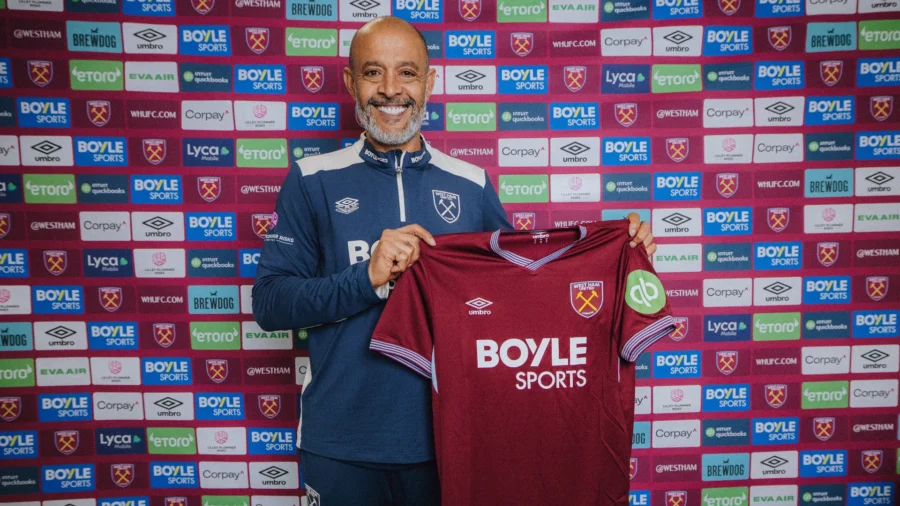 West Ham, nuevo entrenador es Nuno Espirito Santo: "Feliz y orgulloso"