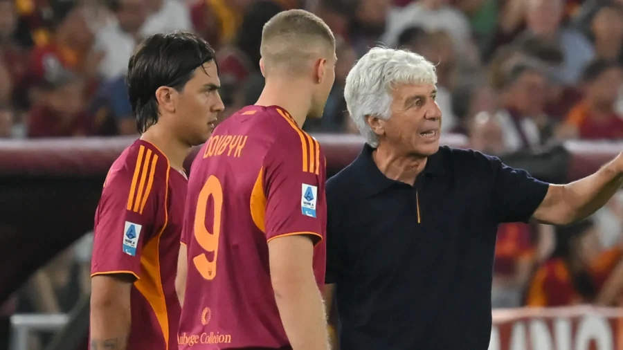 Roma, Gian Piero Gasperini preocupado por Paulo Dybala