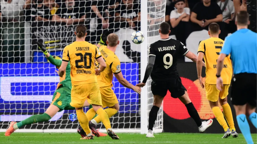 Liga de Campeones, el loco debut del Juventus: 4-4 con el Borussia Dortmund
