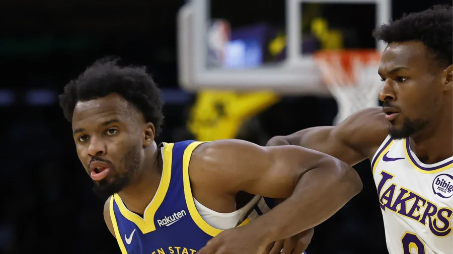 Pretemporada NBA: Los Lakers ganan a los Warriors con Bronny James en la cancha