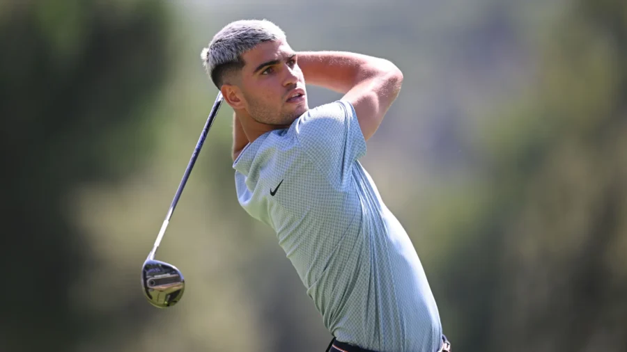 Carlos Alcaraz golfista por un día