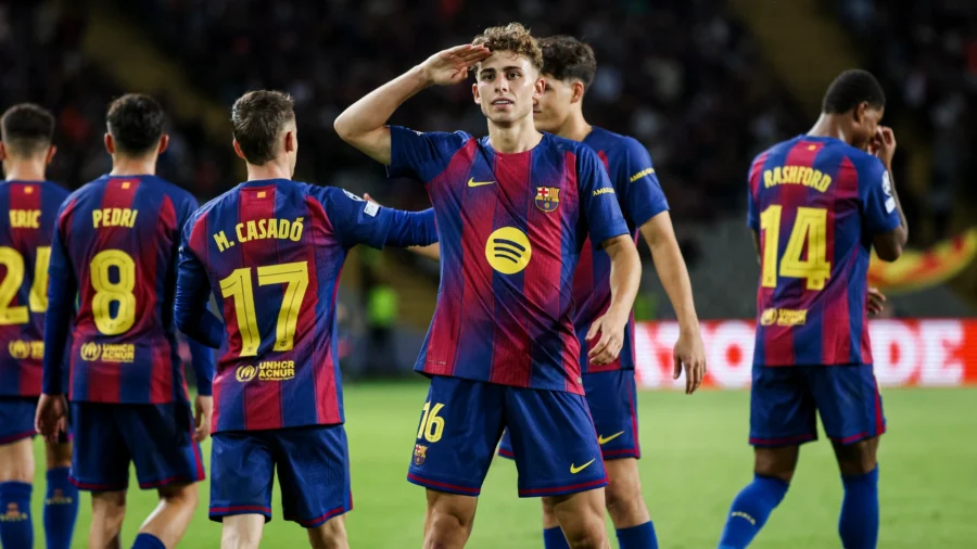 Liga de Campeones: arrolladora victoria del Barcelona al estilo de Jannik Sinner