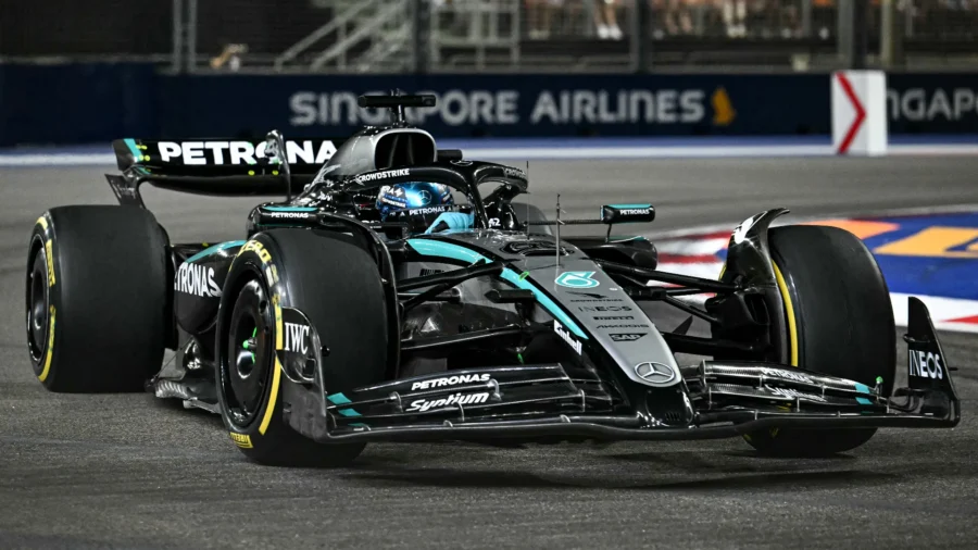 Dominio de George Russell en Singapur, campeón constructor de McLaren