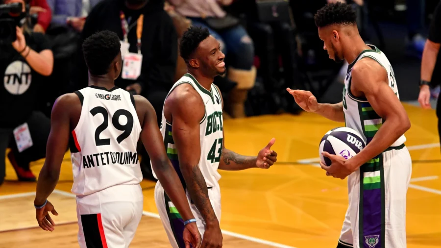 NBA: los tres hermanos Antetokounmpo juntos con los Milwaukee Bucks