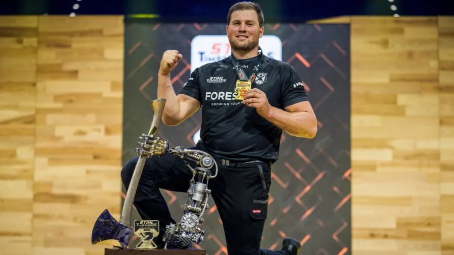 Jack Jordan es el rey de los leñadores