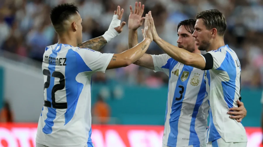 Argentina vence a Venezuela, Lautaro Martínez y Nico Paz protagonistas