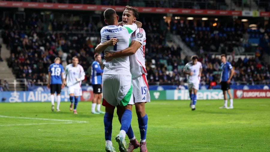 Italia regresa de Estonia con tres puntos más: marcaron Kean (posteriormente lesionado), Retegui y Esposito