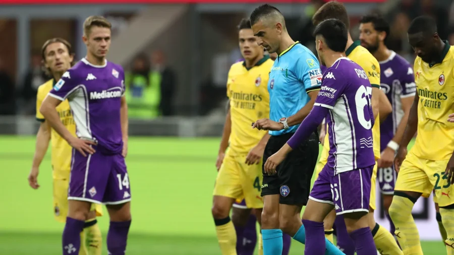 Milan-Fiorentina, De Marco: "No fue penalti". Y castiga a Giménez