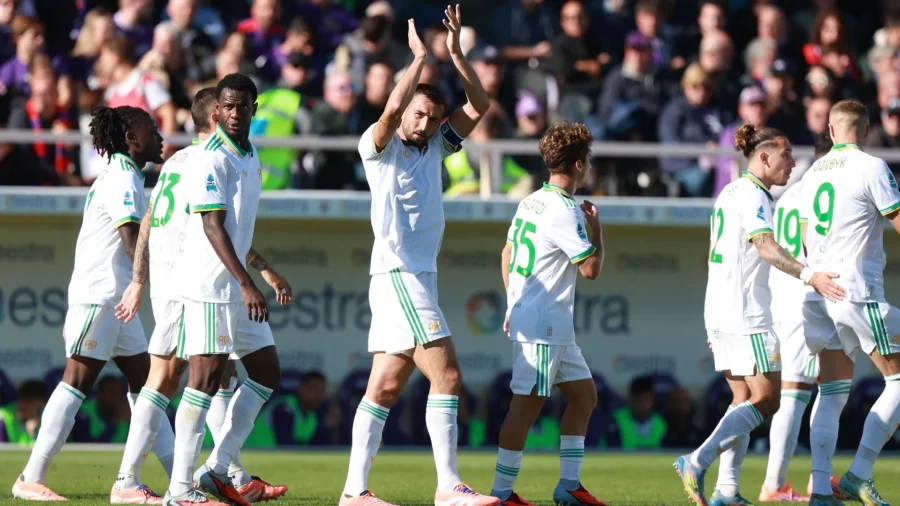 La Roma va en serio: gana en Florencia. Goleada del Bolonia en Pisa