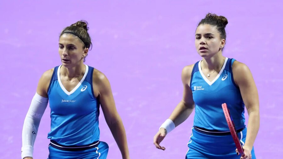 Cuándo juegan Sara Errani y Jasmine Paolini en las Finales de la WTA: historia con Muhammad/Schuurs