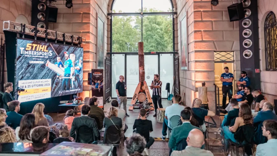 Se presenta en Milán el Campeonato del Mundo Stihl Timbersports 2025