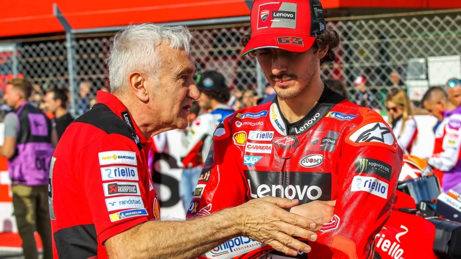 Ducati, Tardozzi responde al nuevo exabrupto de Pecco Bagnaia