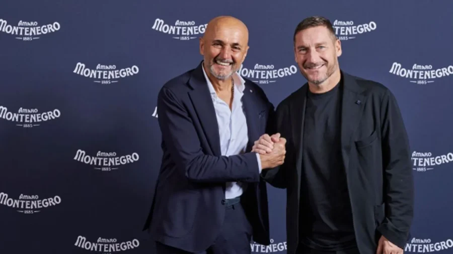 Amaro Montenegro celebra la amistad entre Totti y Spalletti