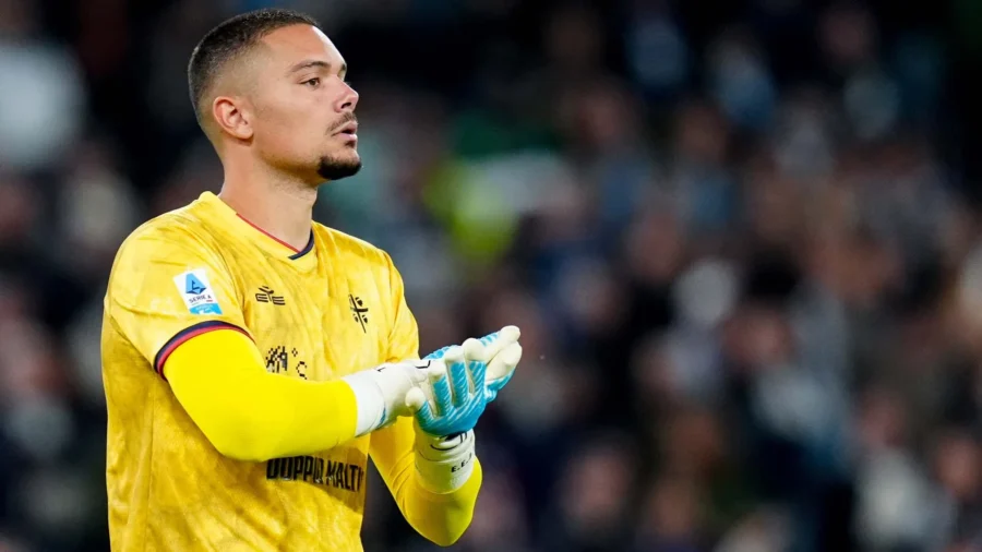 Elia Caprile pone la cara tras el error del Génova y la afición toma partido