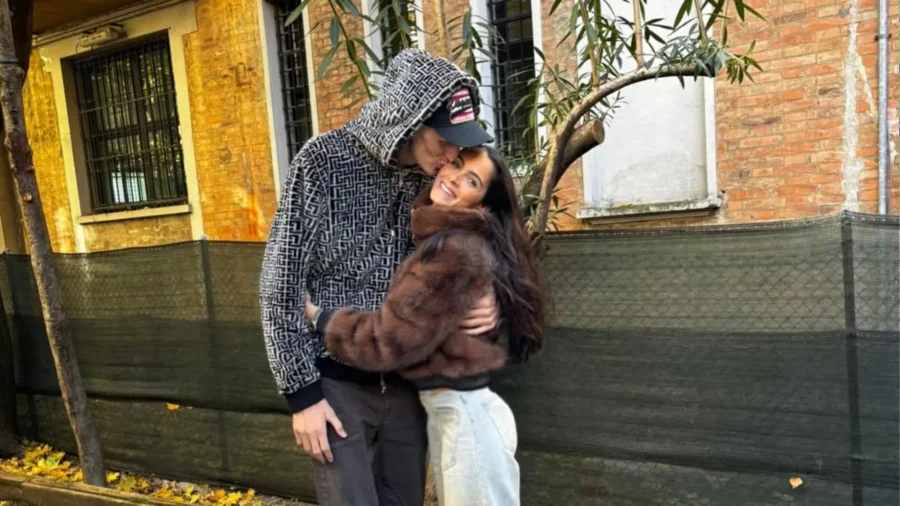 Achille Polonara, el emotivo mensaje de felicitación de su esposa Erika Bufano