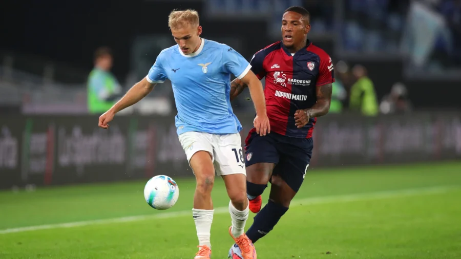 Serie A, el Lazio vence al Cagliari: Isaksen y Zaccagni marcan en el Estadio Olímpico