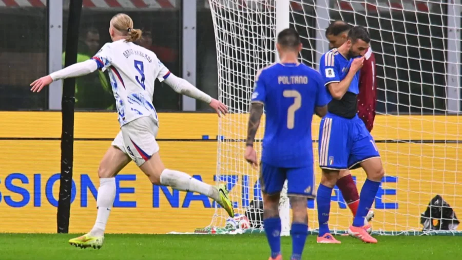 Italia, de todo menos 9-0: la goleada se la lleva Noruega