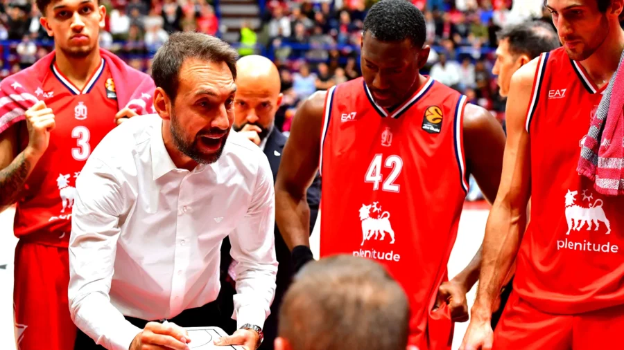 Olimpia Milano pone el tercero, Peppe Poeta da las gracias a su equipo